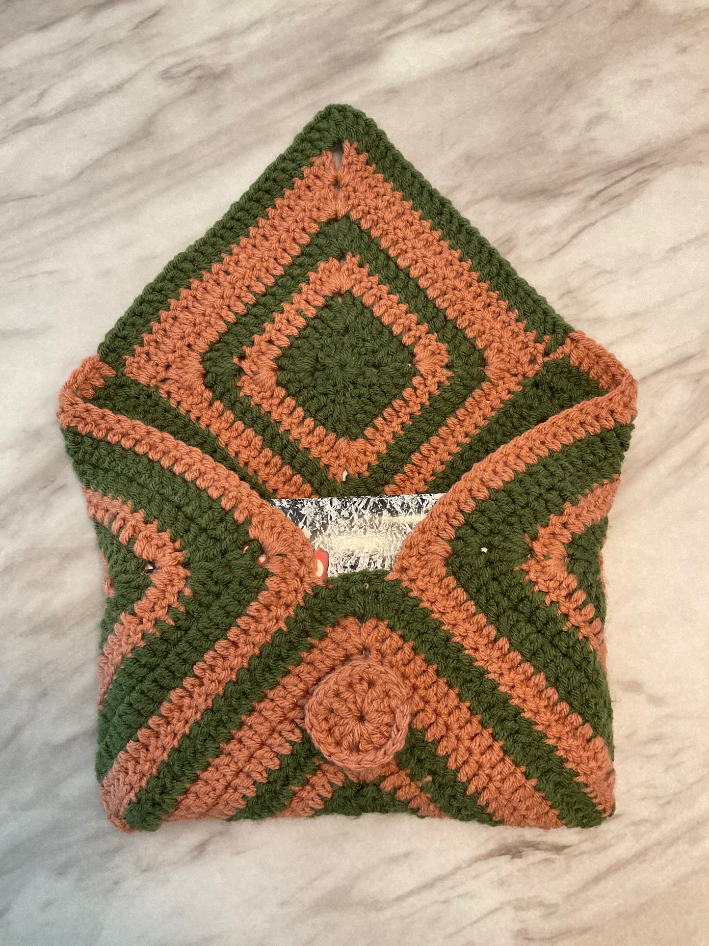 Solid Striped Granny Book Sleeve